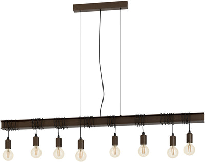 Eglo Townshend 4 Hängelampe – E27 – 150 cm – braun