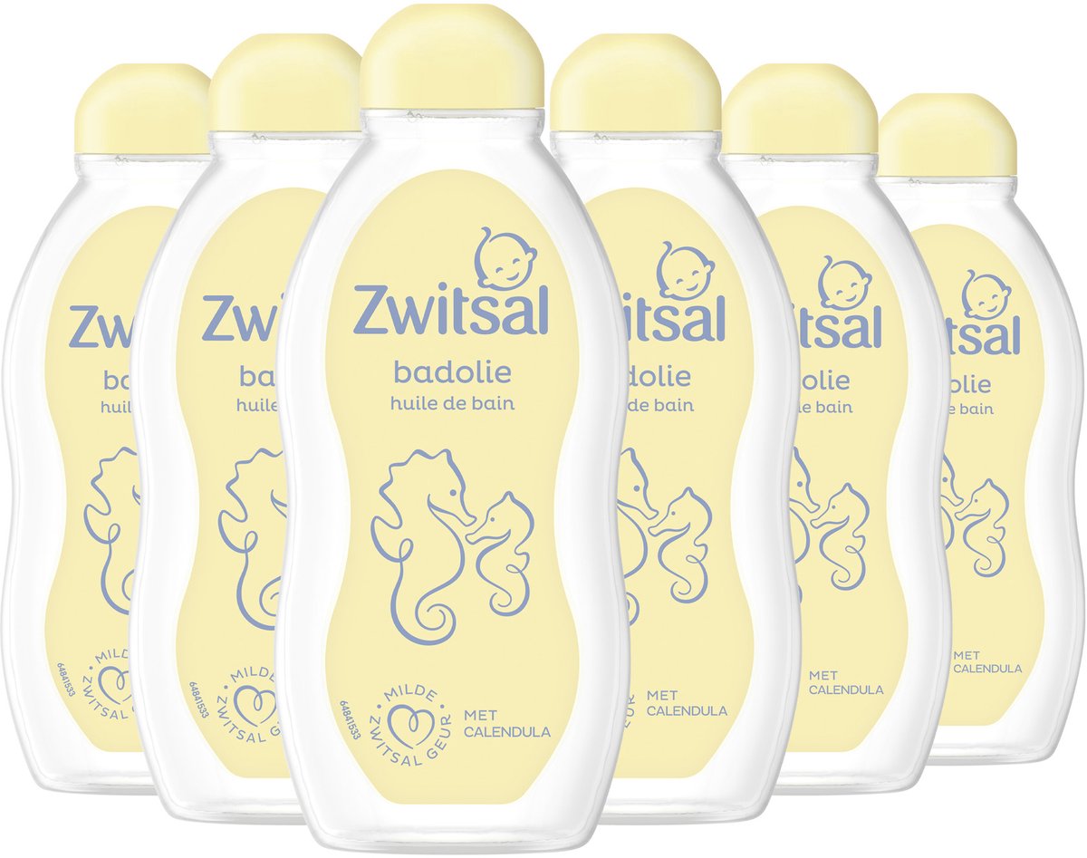 Zwitsal - Badeöl - Baby - 6 x 200 ml
