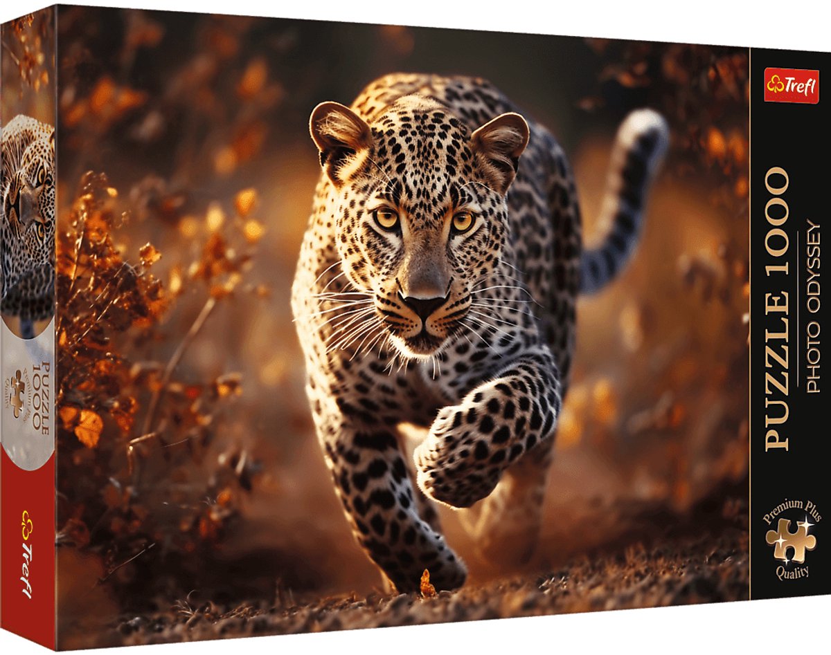Trefl Puzzle 1000 Teile – Premium Plus Wildleopard Fotopuzzle FSC.