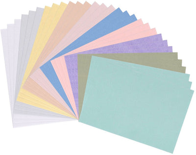 Vaessen Kreativfilz – A4 – 1 mm – 30 Blatt Hobbyfilz – 10 Pastellfarben