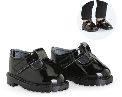 Corolle schwarz lackierte Babyschuhe für Puppen, 36 cm