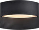 Lutec Lotus – LED-Wandleuchte für den Außenbereich – Up Down – Premium-Aluminium – 580 lm – 3000 K warmweißes Licht – IP54 extra wetterbeständig – mattschwarz