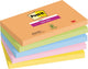 Post-it super sticky notes boost | 90 Vel | ft 76 x 127 mm | verschiedene Farben | Packung mit 5 Blöcken