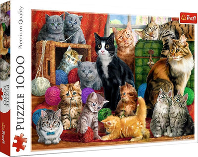 Trefl-Katzen - 1000-teiliges Puzzle -