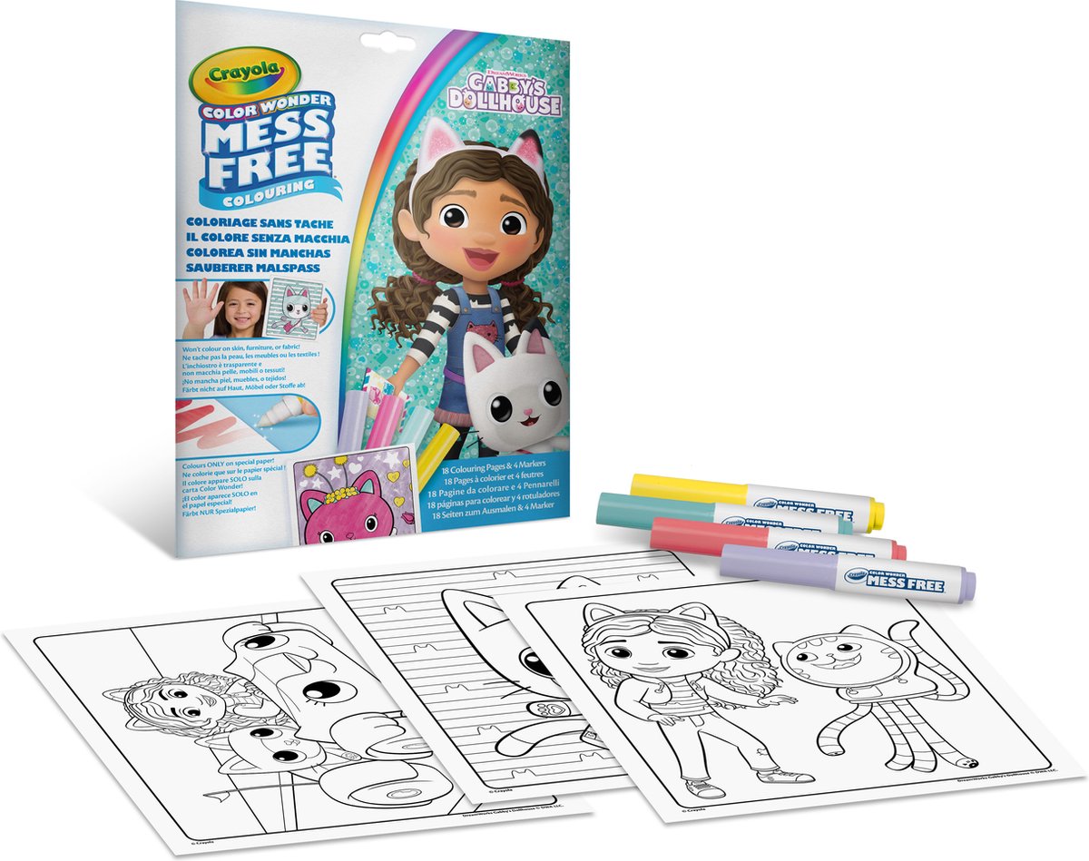 Crayola – Farbwunder – Malbuch – Gabbys Puppenhaus