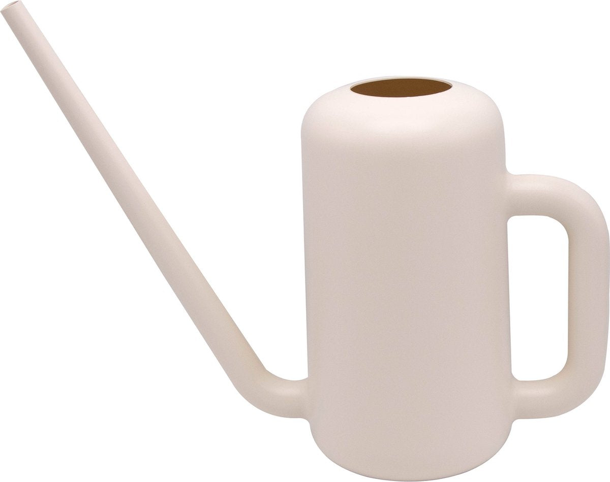 Natur - Gießkanne - Kunststoff - Elfenbein - für Zimmerpflanzen