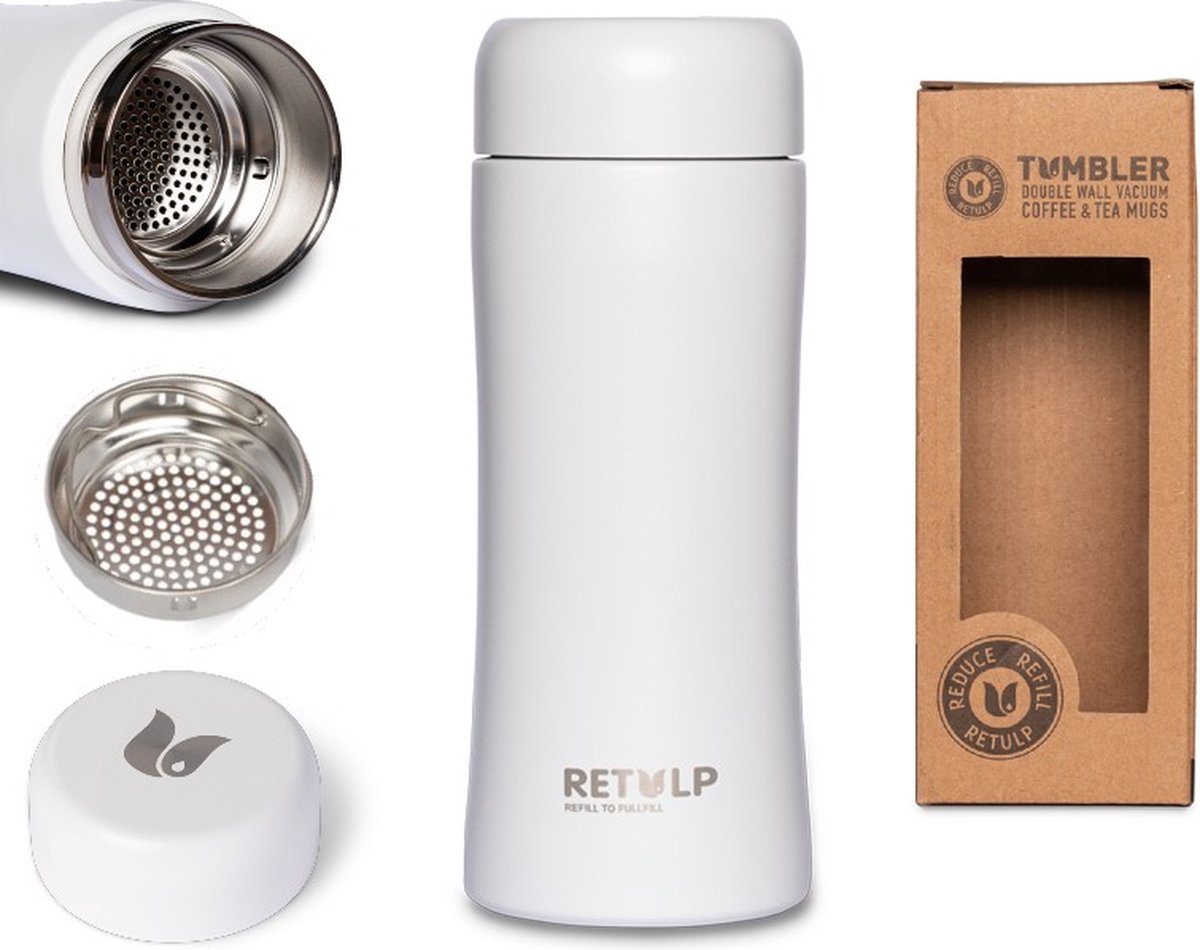 Retulp Thermos Cup -Kreide weiß 300 ml