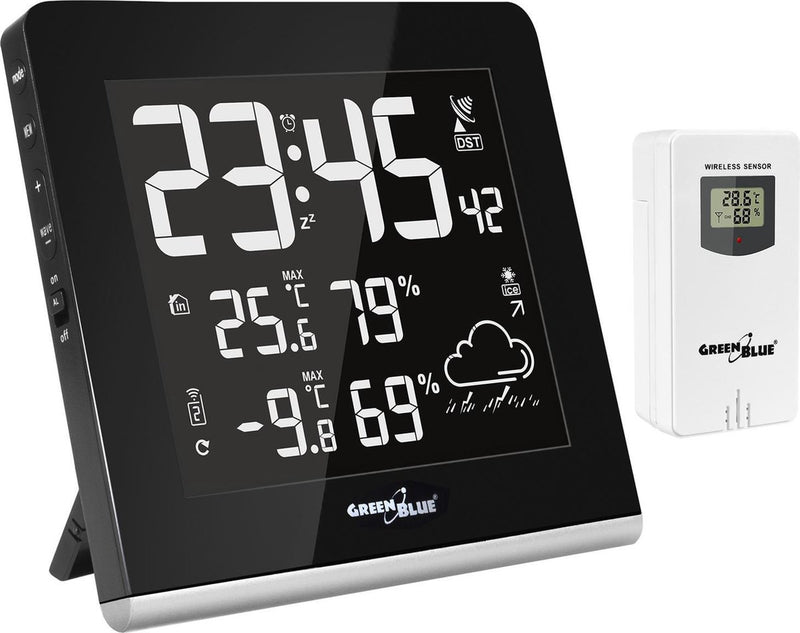 Greenblue-Multicolor-Wetterstation GB151 – mit mehrfarbigem Display in 9 Farben