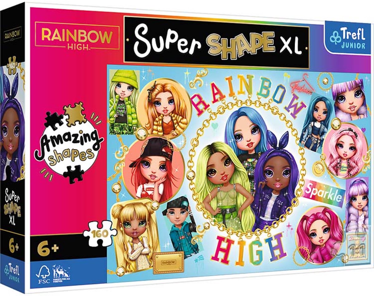 Trefl 160xl – bunter Regenbogen hoch mga rainbow high_fsc m