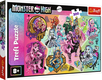 Treffen Sie oben auf Puzzle-Monster-High-Zombies! 300 Cartoons.