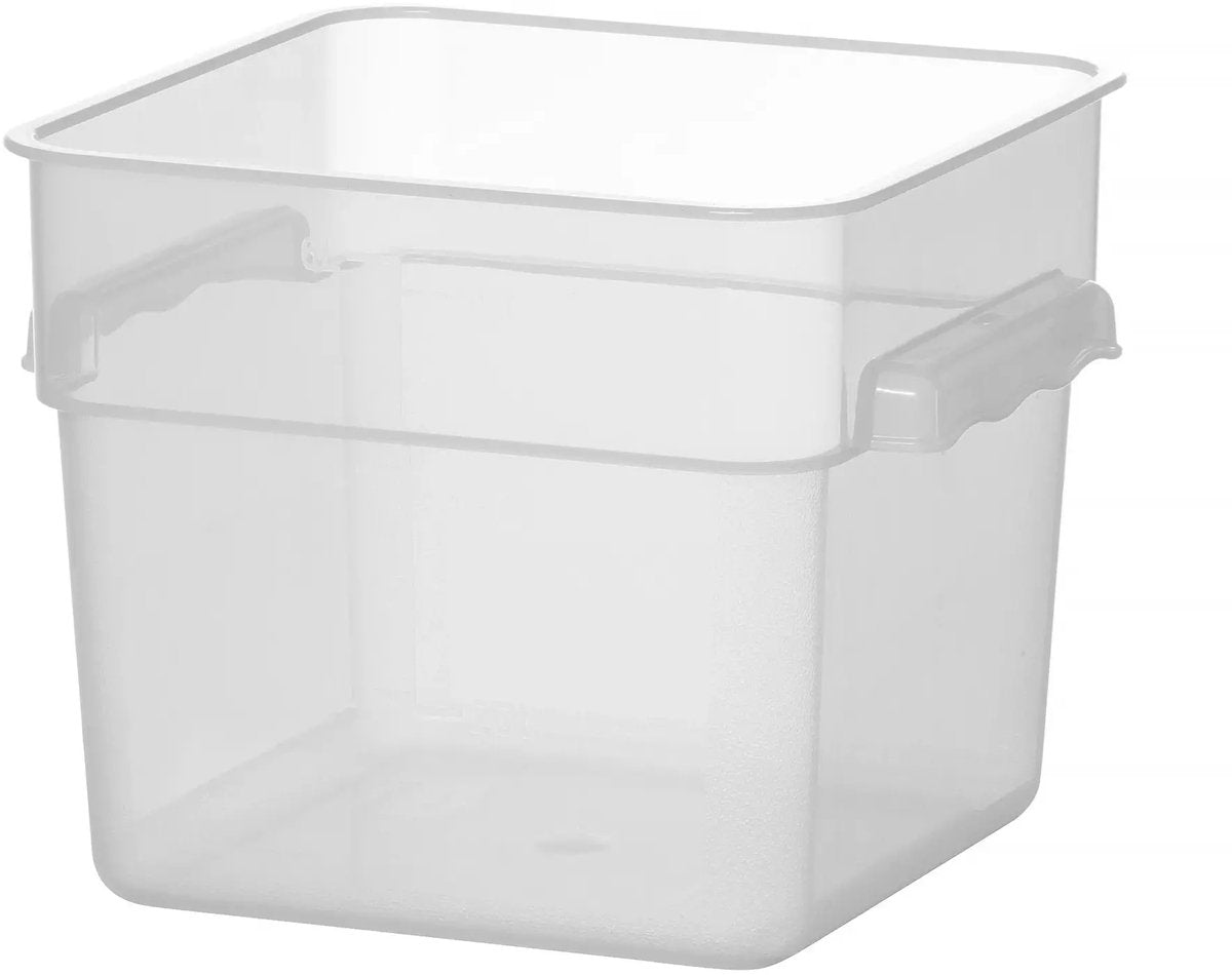 Hendi Lebensmittelbehälter 5 Liter transparent BPA-frei mit Skala, stapelbar, mikrowellengeeignet Gastronomie