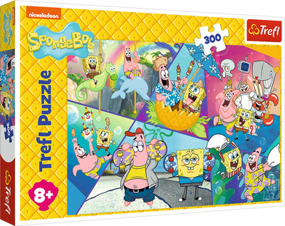 Trefl Puzzle Spongebob Bikinihose – 300 XL-Teile Cartoon.
