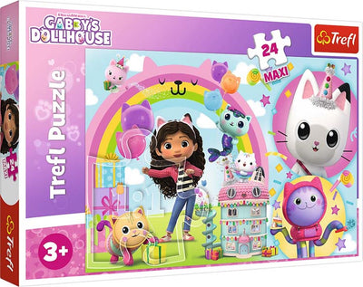 Trefl – Puzzles – 24 Maxi – Happy Gabby Universal Gabbys Puppenhaus