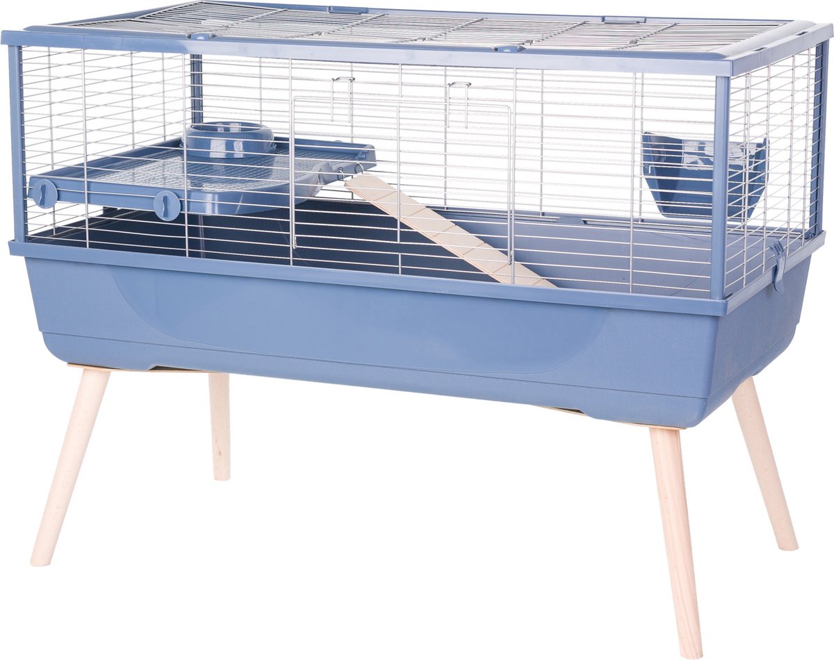 Zolux Nagetierkäfig Neolife 100 - Tiergehege - 99x54x79 cm blau