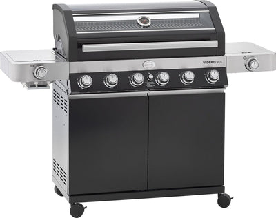 Rösle Grill – Grill Gas Videro G6-S Vario 30 mbar – Edelstahl – Schwarz