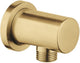 Grohe Regenbrause-Anschlussbogen rund – Cool Sunrise gebürstet (Mattgold)
