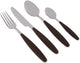 Gimex - Besteck - Braun - Soft-Touch-Griff - 16-teilig