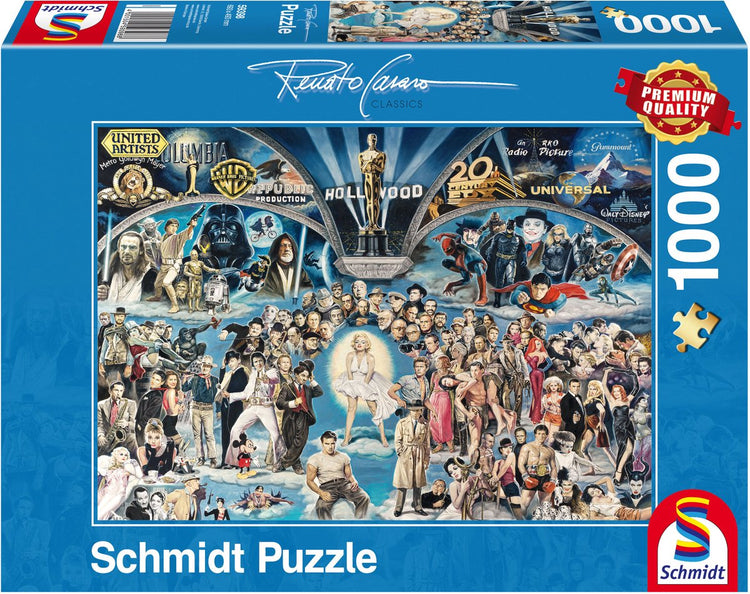 Schmidt - Puzzle - Hollywood - Renato Casaro - 1000 Teile - Erwachsene - ab 12 Jahren