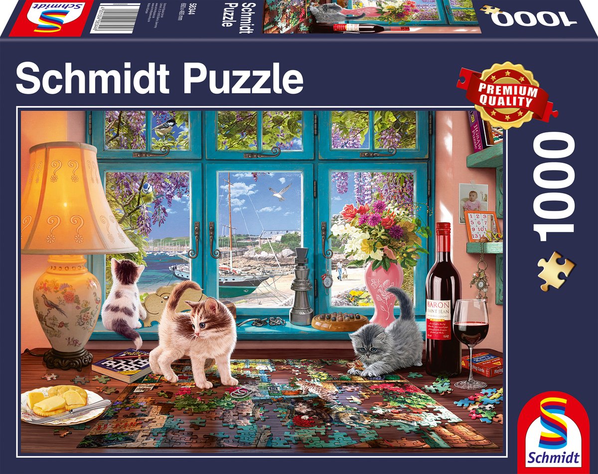 Schmidt - Puzzle - am Puzzletisch - 1000 Teile - Erwachsene - ab 12 Jahren