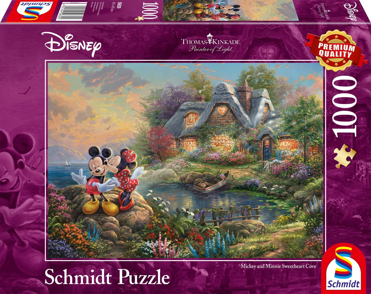 Schmidt Disney Mickey Minnie, 1000 Teile Puzzle