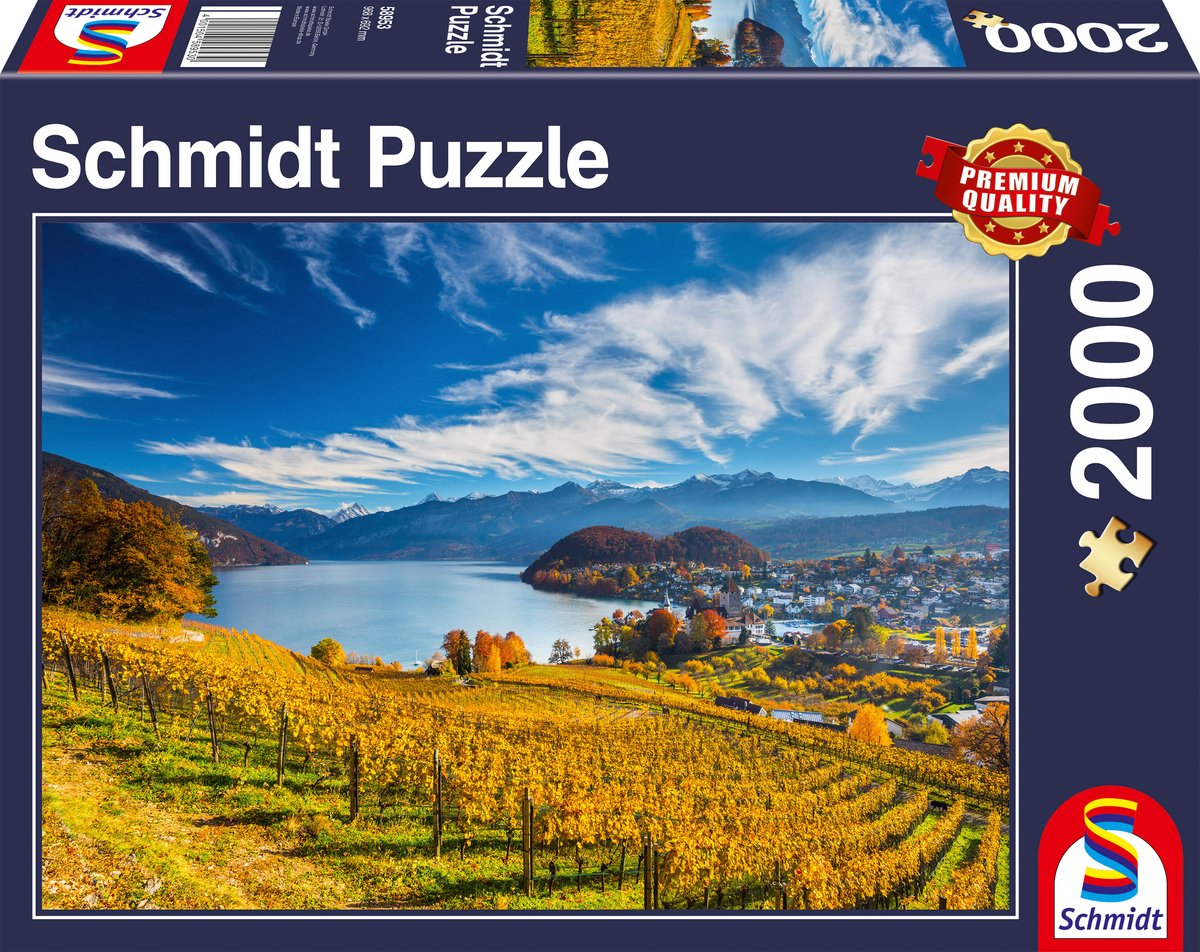 Schmidt - Puzzle - Weinberge - 2000 Teile - Erwachsene - ab 14 Jahren