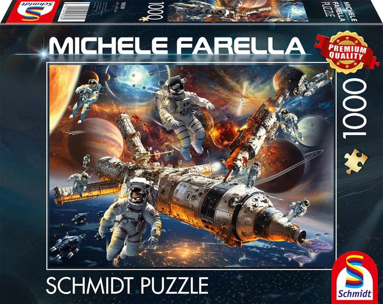 Schmidt - Puzzle - Magische Sternenwelten, schwerelos im Weltraum - Michele Farella - 1000 Teile - Erwachsene - ab 12 Jahren