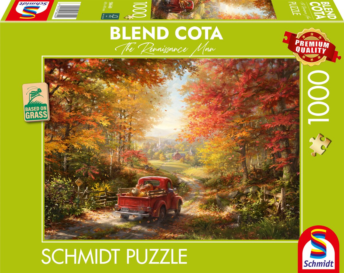 Schmidt Spielpuzzle - Blend Cota - Back Home, 1000 Teile