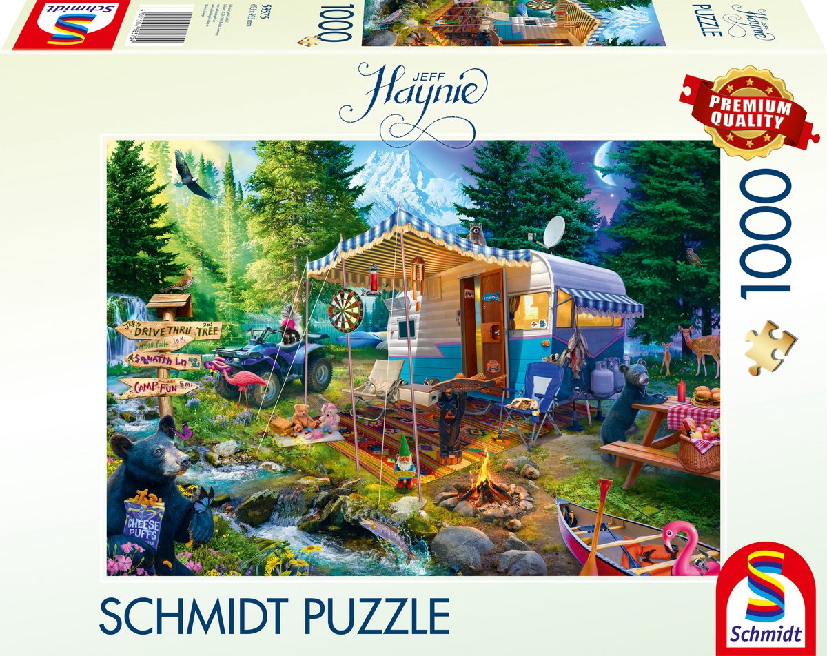 Schmidt – Puzzle – Mit der Karawane in den Bergen – Jeff Haynie – 1000 Teile – Erwachsene – ab 12 Jahren