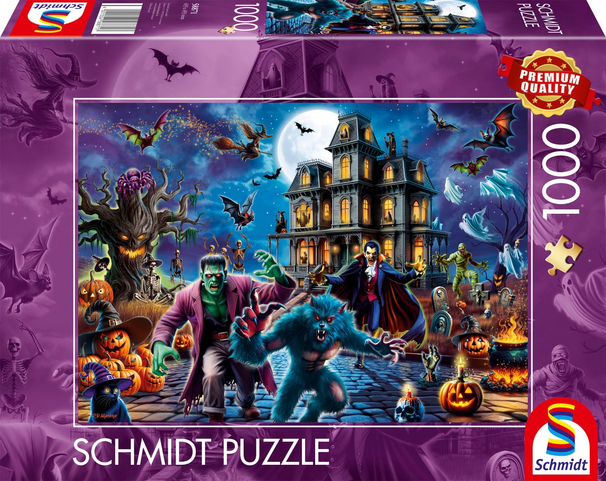 Schmidt - Puzzle - Halloween - Nacht - 1000 Teile - Erwachsene - ab 12 Jahren