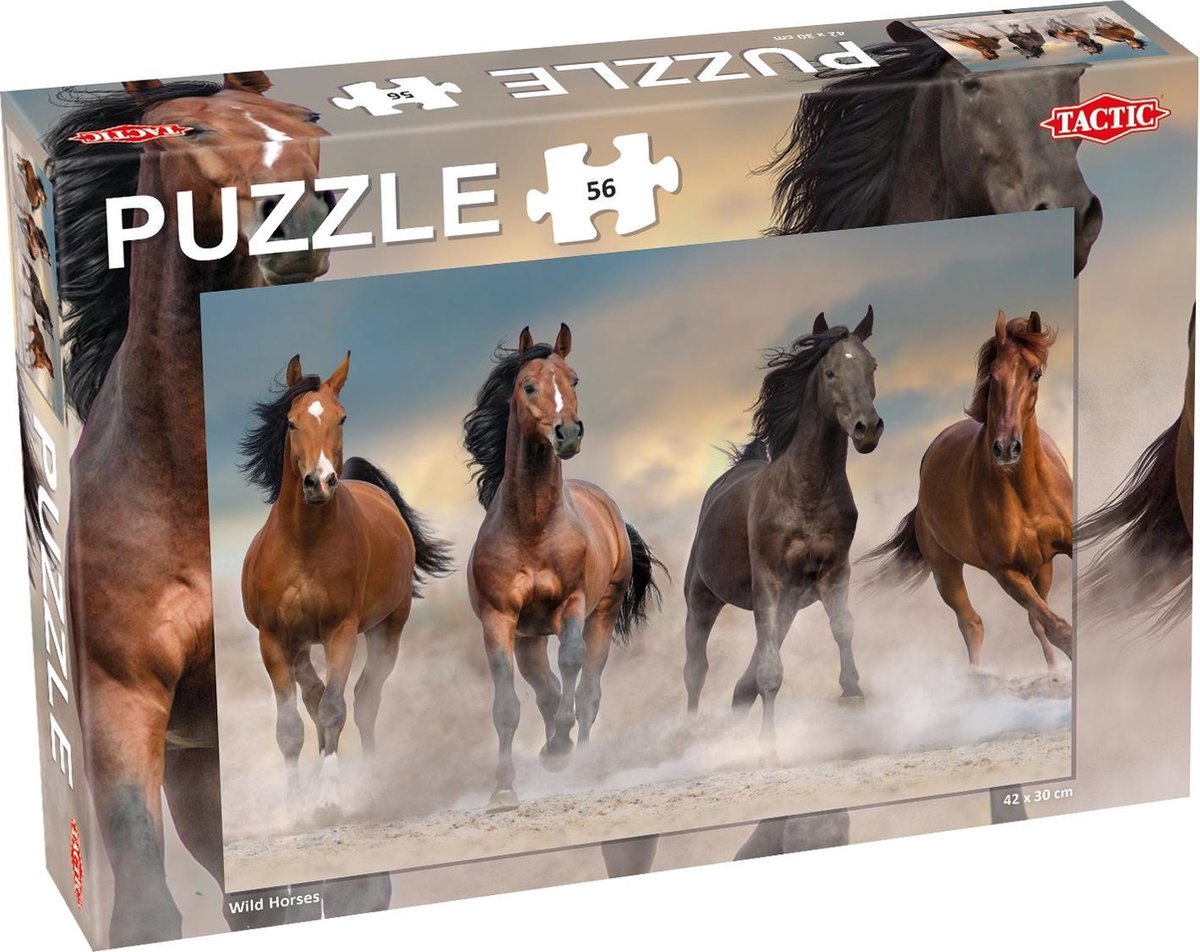 Taktikpuzzle Wildpferde - 56 Teile