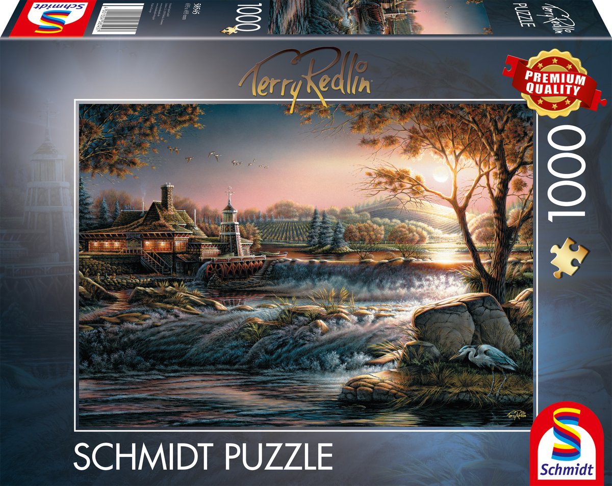 Schmidt – Puzzle – Lichter in der Wildnis – Terry Redlin – 1000 Teile – Erwachsene – ab 12 Jahren