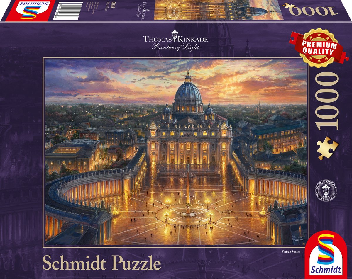 Schmidt-Puzzle „Der Vatikan“, 1000-teiliges Puzzle