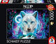 Schmidt - Puzzle - Neon-Polarwolf - Sheena Pike - 1000 Teile - Erwachsene - ab 12 Jahren