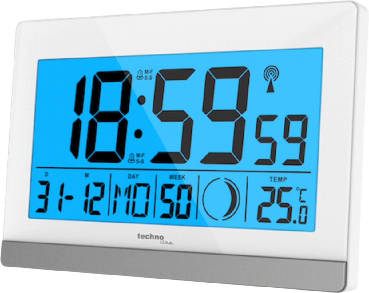 Technoline Funkwecker - Datum - Temperatur Wetterbedingungen - Weckerfunktion - ws 8056