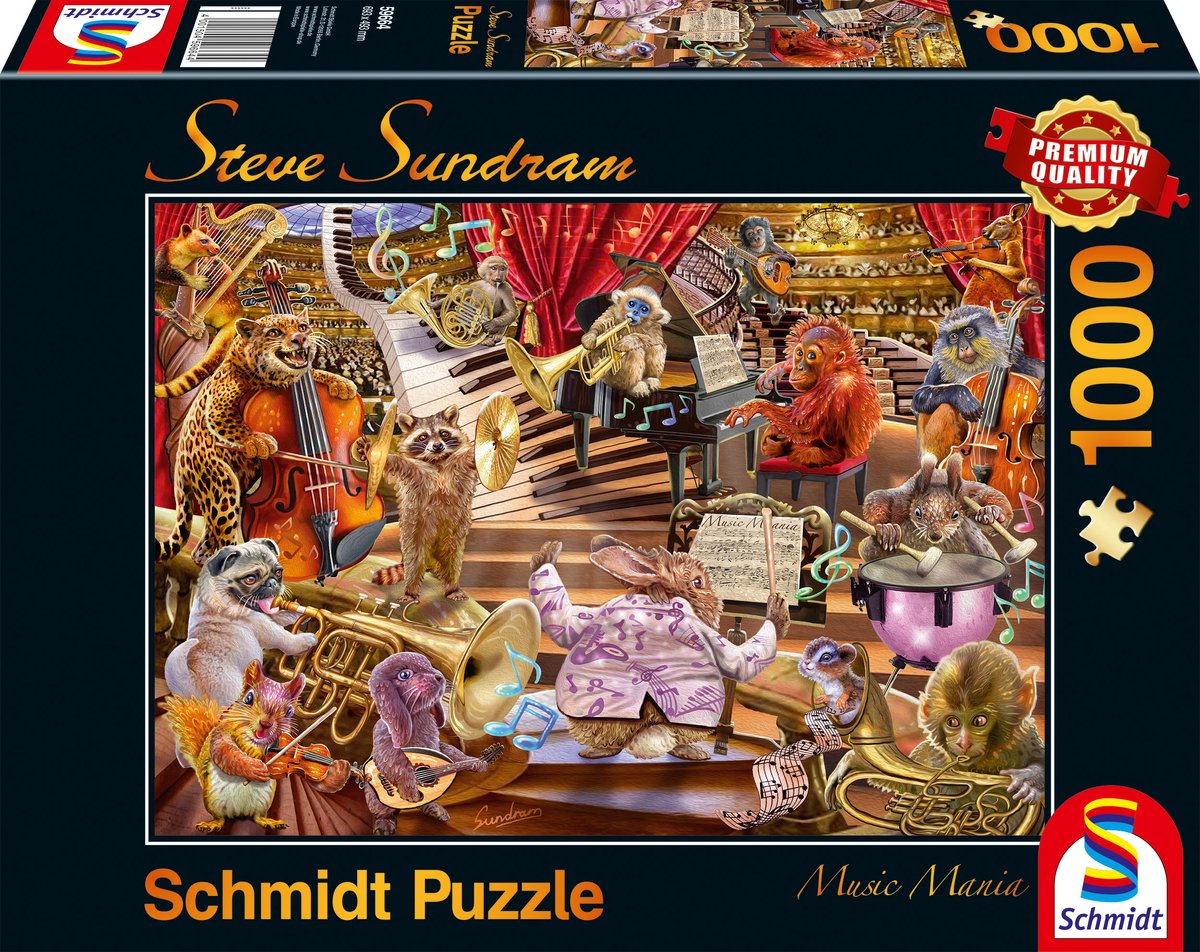 Schmidt Musikmanie, 1000 Teile - Puzzle - 12+