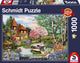 Schmidt - Puzzle - Haus am See - 1000 Teile - Erwachsene - ab 12 Jahren