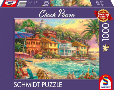 999Games Schmidt-Puzzle – Chuck Pinson, Inselleben, 1000 Teile