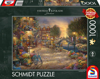 Schmidt-Puzzle Kanal in Amsterdam – 1000 Teile – Thomas Kinkade – 59917