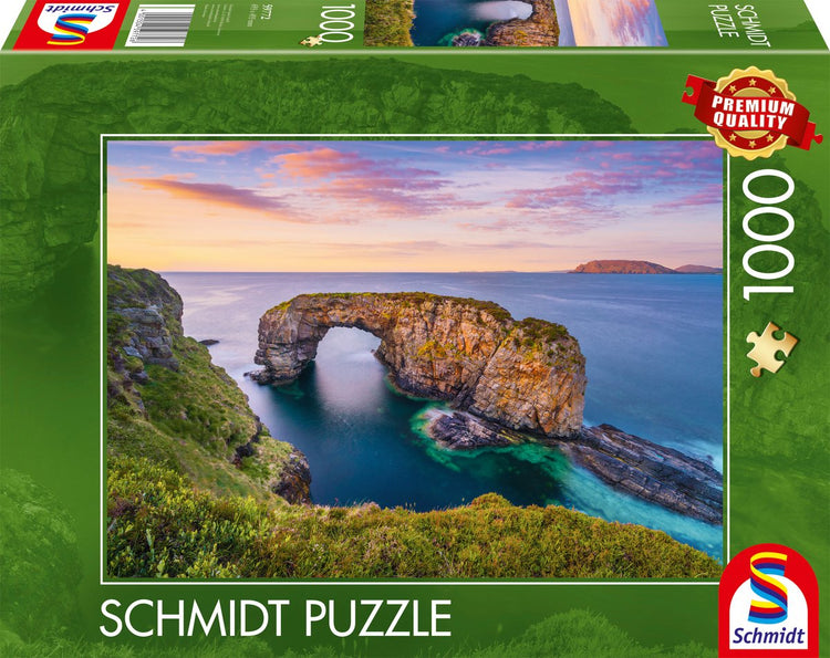 Schmidt - Puzzle - Irland, Co. Donegal, Fanad, Great Pollet Sea Arch – 1000 Teile – Erwachsene – ab 12 Jahren