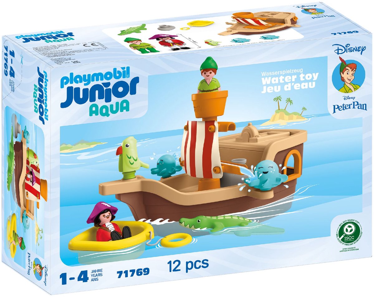 Playmobil Junior Disney: Peter Pans planschendes Piratenschiff 71769