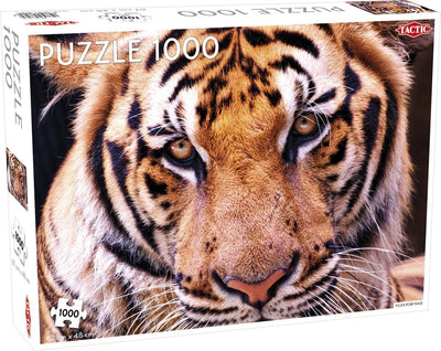 Taktischer Tiger – Puzzle – 1000 Teile – kraftvolles Wildtier – schlankes und beruhigendes Design – hohe skandinavische Qualität