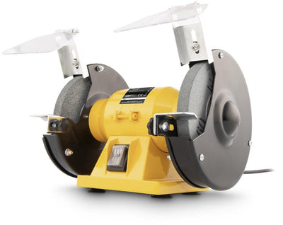 Powerplus powx1290 Tischschleifer 150 W Durchmesser 150 mm mit 2 Zubehörteilen.