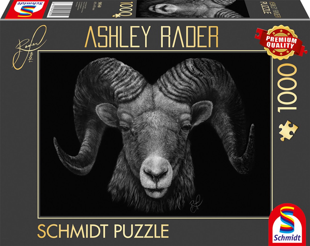 Schmidt Puzzle Dominanz Widder 1000 Teile für Erwachsene.