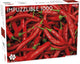 Taktik unpuzzlible: Rote scharfe Chilischoten – Puzzle – 1000 Teile – extreme Musterherausforderung – schlankes und beruhigendes Design – hohe skandinavische Qualität