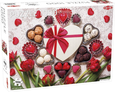 Tactic Sweets for My Sweet – Puzzle – 1000 Teile – bunte Süßigkeiten-Illustration – elegantes und beruhigendes Design – hohe skandinavische Qualität