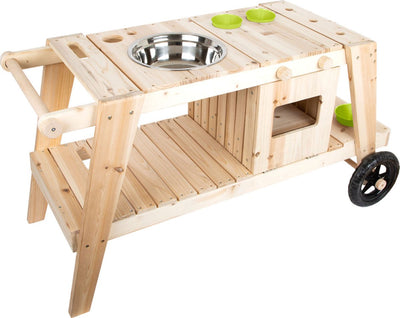 Kleine Fußschlamm Outdoor -Spiel Küche