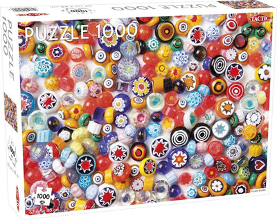 Tactic-Glasperlenmuster – Puzzle – 1000 Teile – farbenfrohes Musterdesign – schlankes und beruhigendes Design – hochwertige skandinavische Qualität