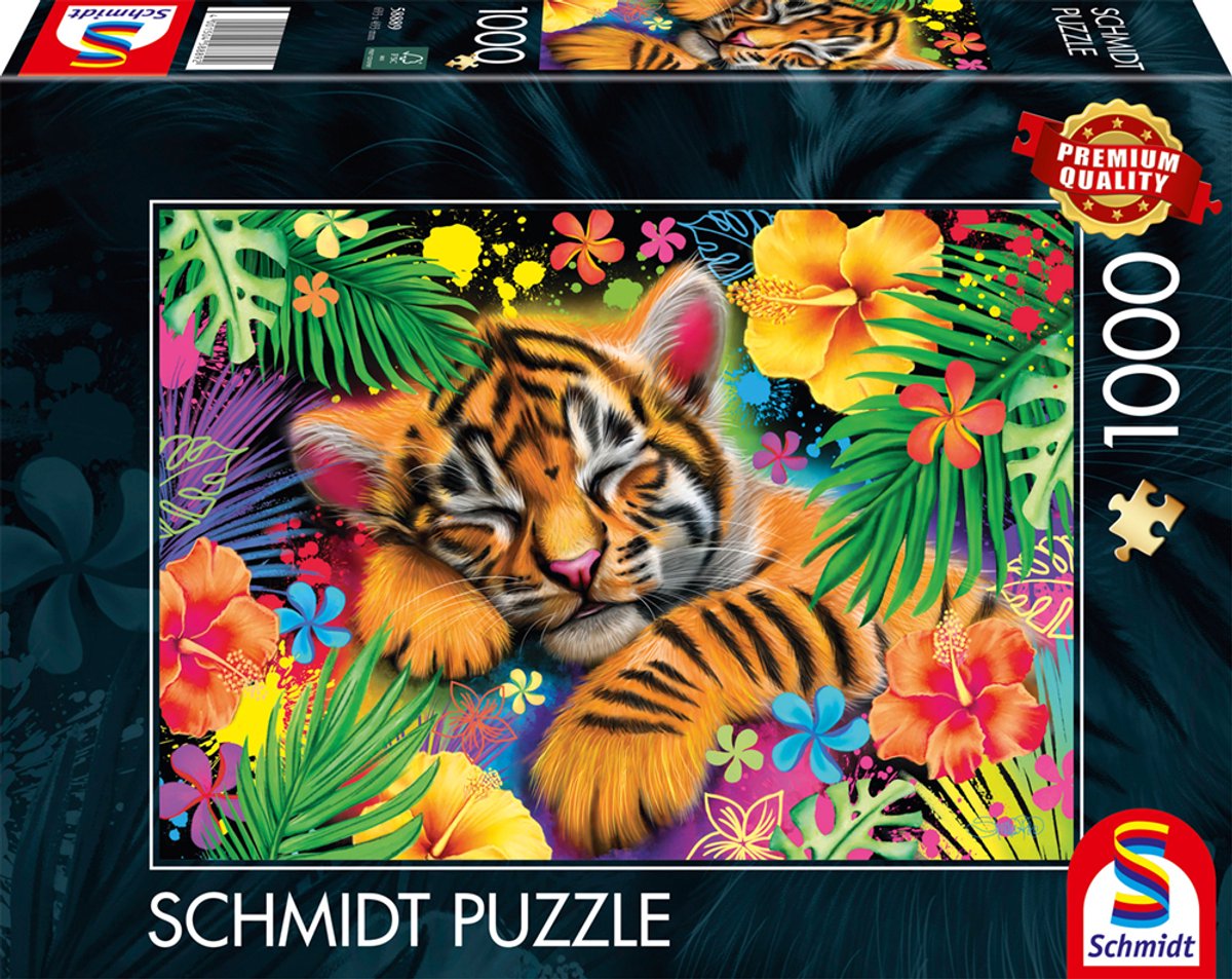Schmidt - Puzzle - Tigerjunges - 1000 Teile - Erwachsene - ab 12 Jahren