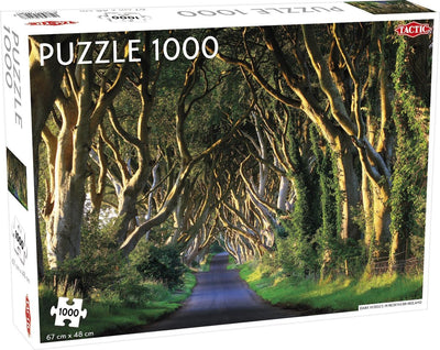Taktikpuzzle Dunkle Hecken in Nordirland 1000 Teile