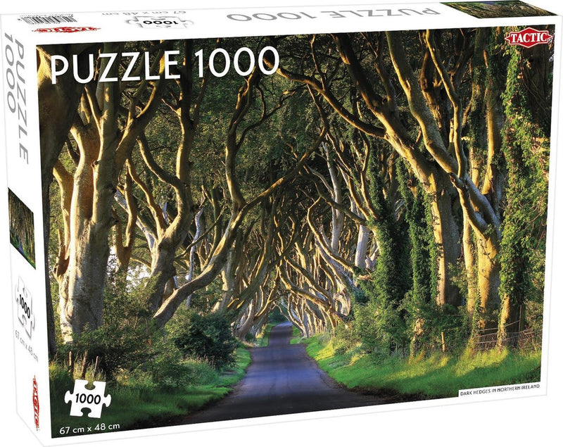 Taktikpuzzle Dunkle Hecken in Nordirland 1000 Teile
